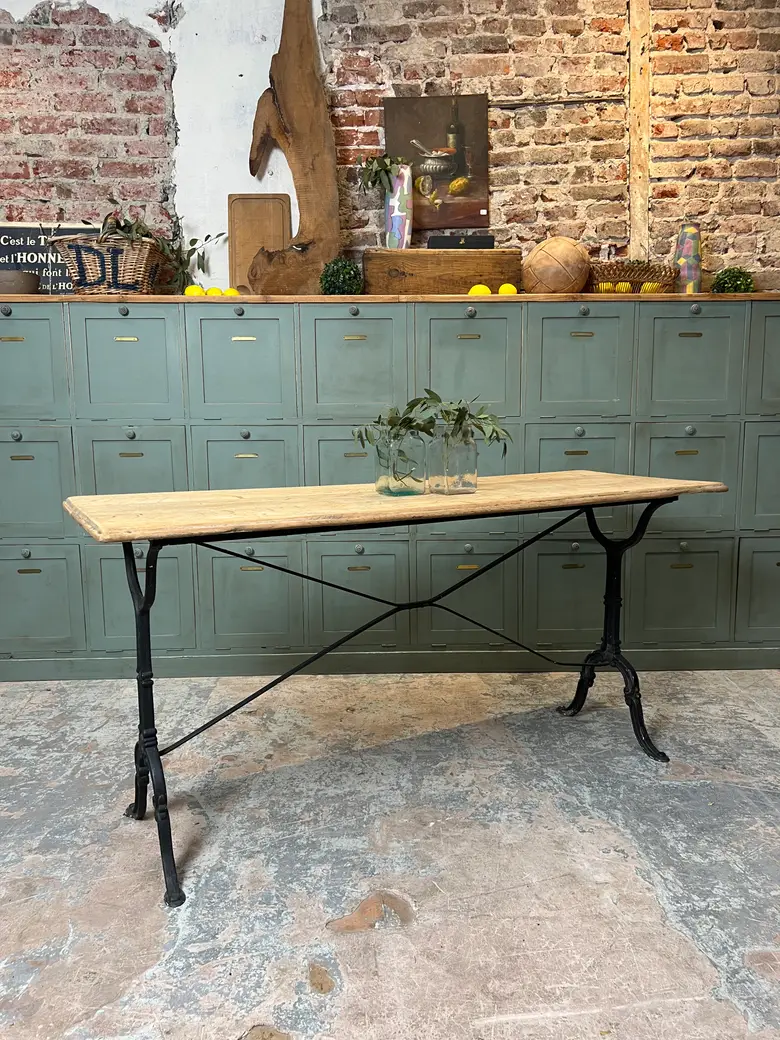 Grande table bistrot