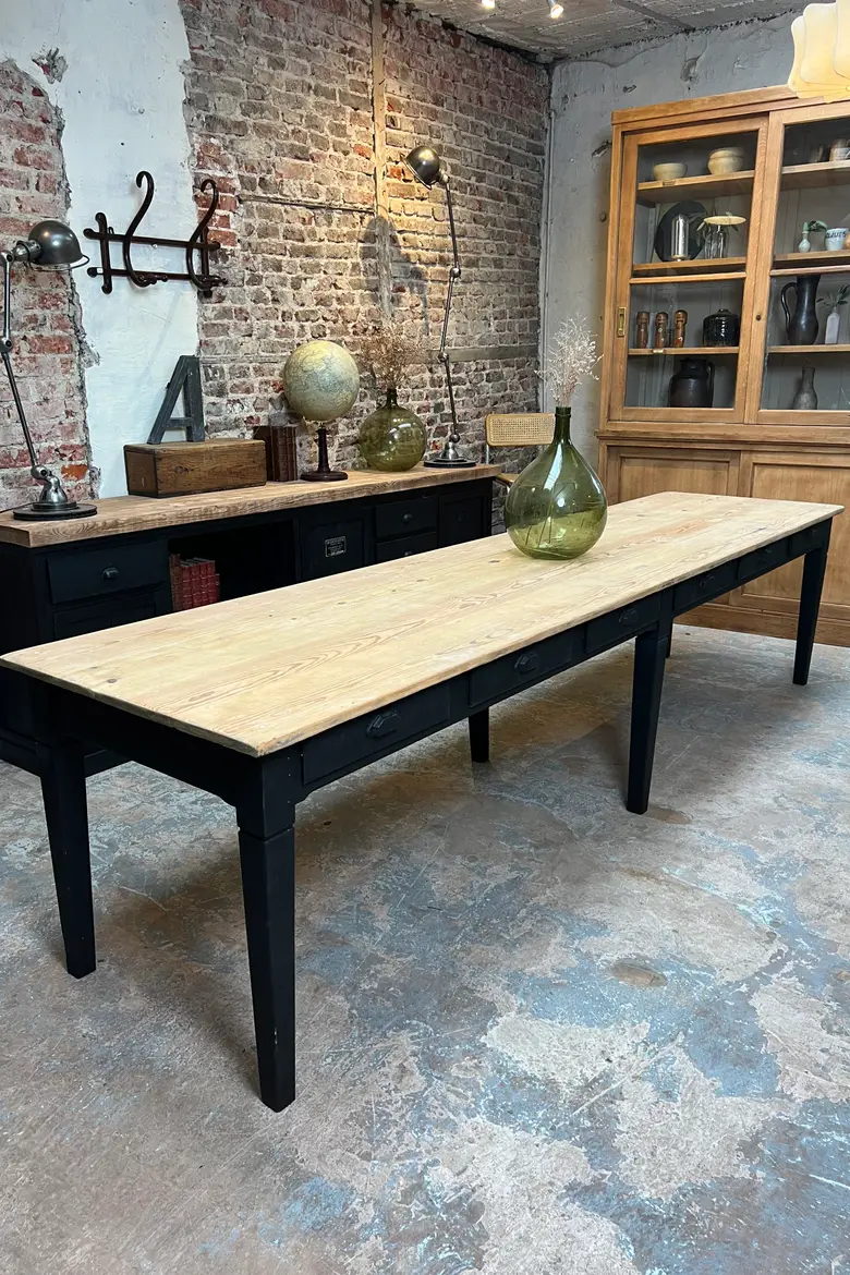 Grande table d’atelier