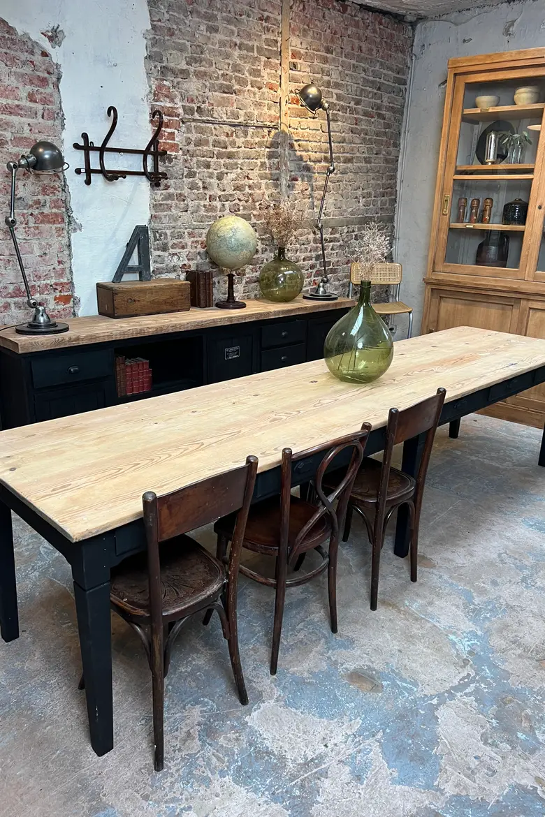 Grande table d’atelier