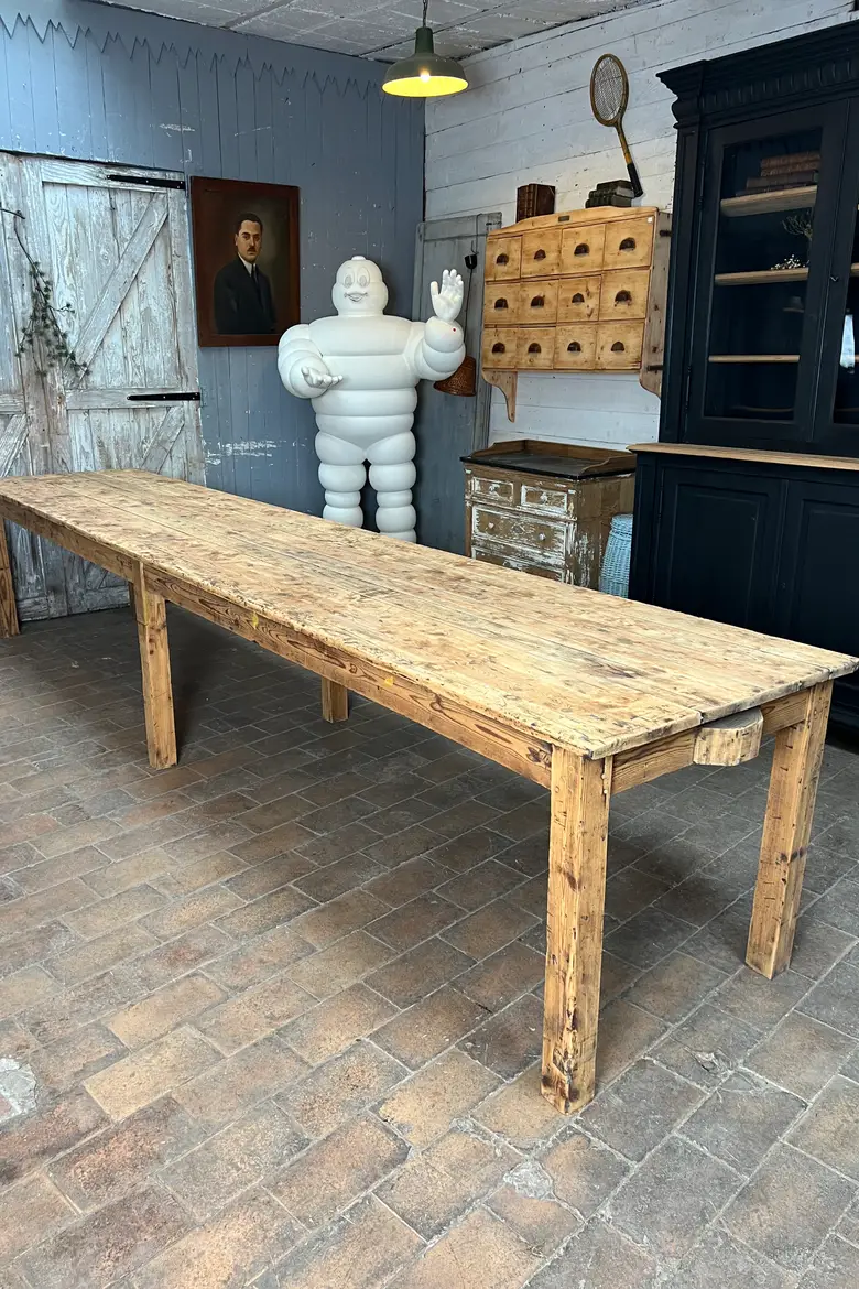 Grande table d’atelier