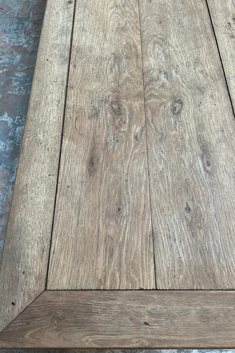 Grande table de drapier en chêne