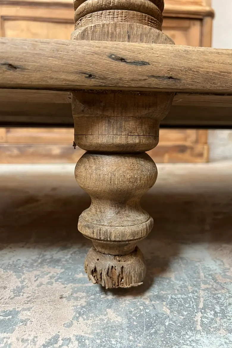 Grande table de drapier en chêne