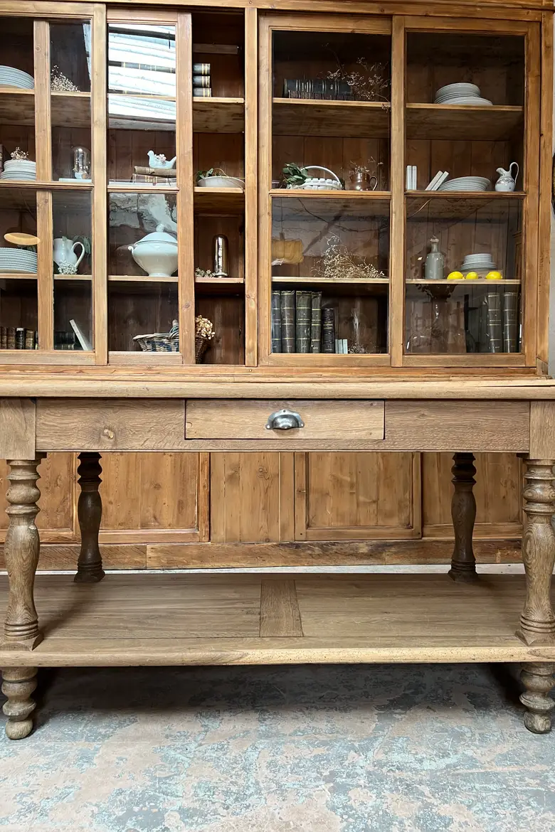 Grande table de drapier en chêne
