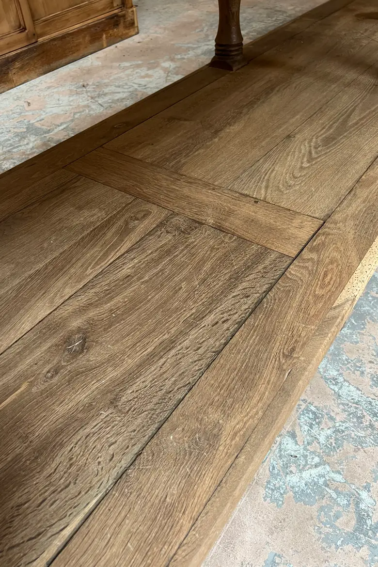 Grande table de drapier en chêne