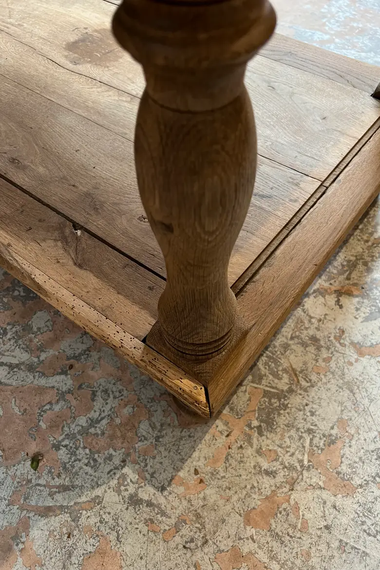 Grande table de drapier en chêne