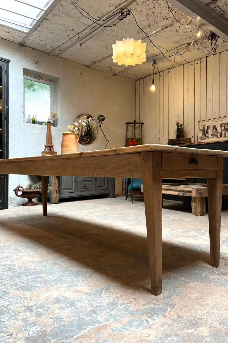 Grande table de ferme Début XXème — Grande table de ferme Début XXème