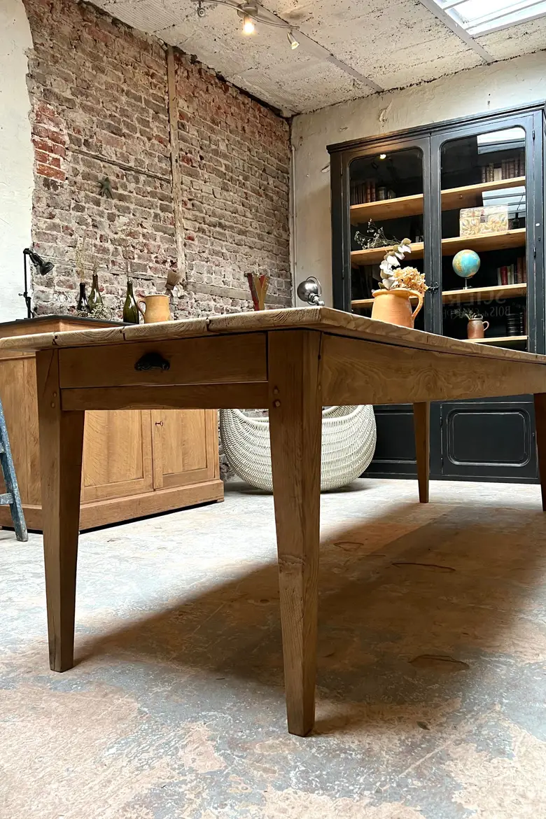 Grande table de ferme Début XXème — Grande table de ferme Début XXème