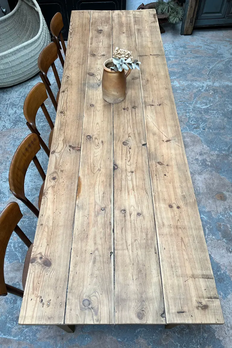 Grande table de ferme Début XXème — Grande table de ferme Début XXème