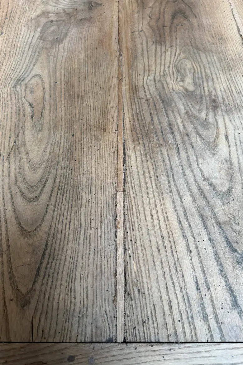 Grande table de ferme en châtaignier