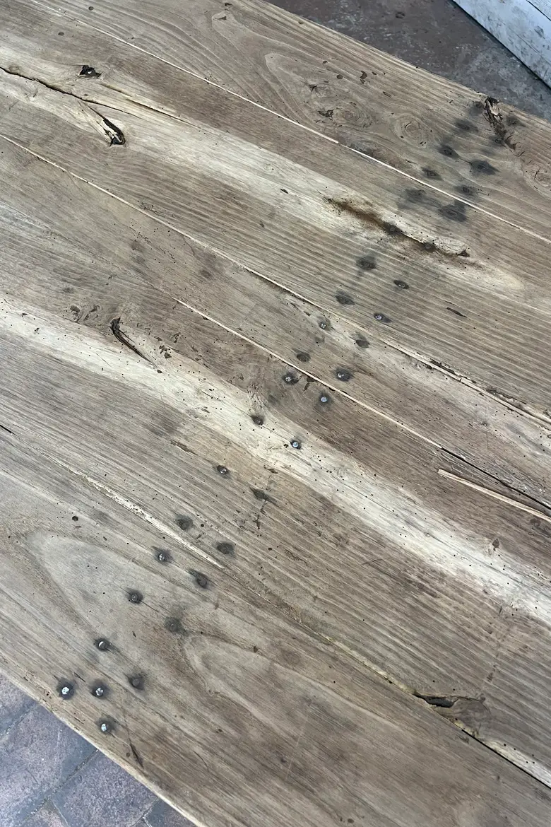 Grande Table de Ferme Ovale en Frêne, XIXe siècle