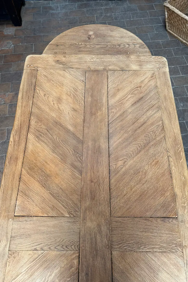 Grande table de monastère en chêne