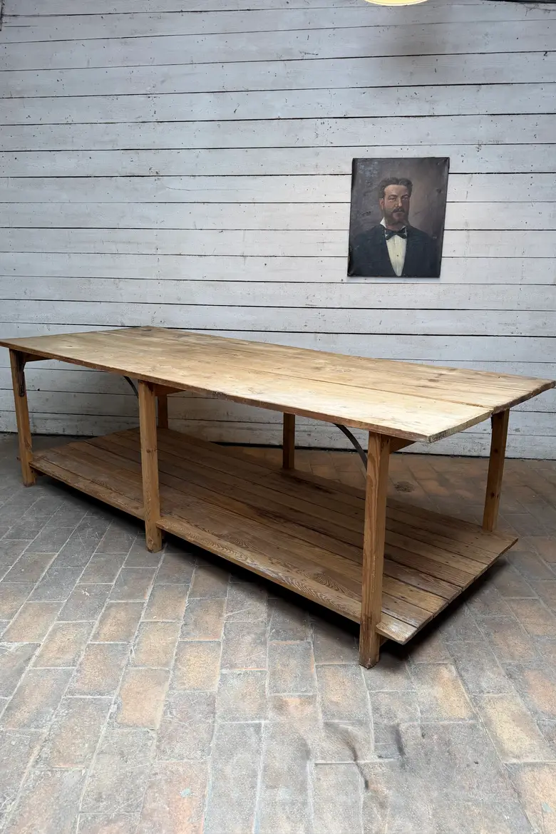 Grande table de travail – début XXe siècle