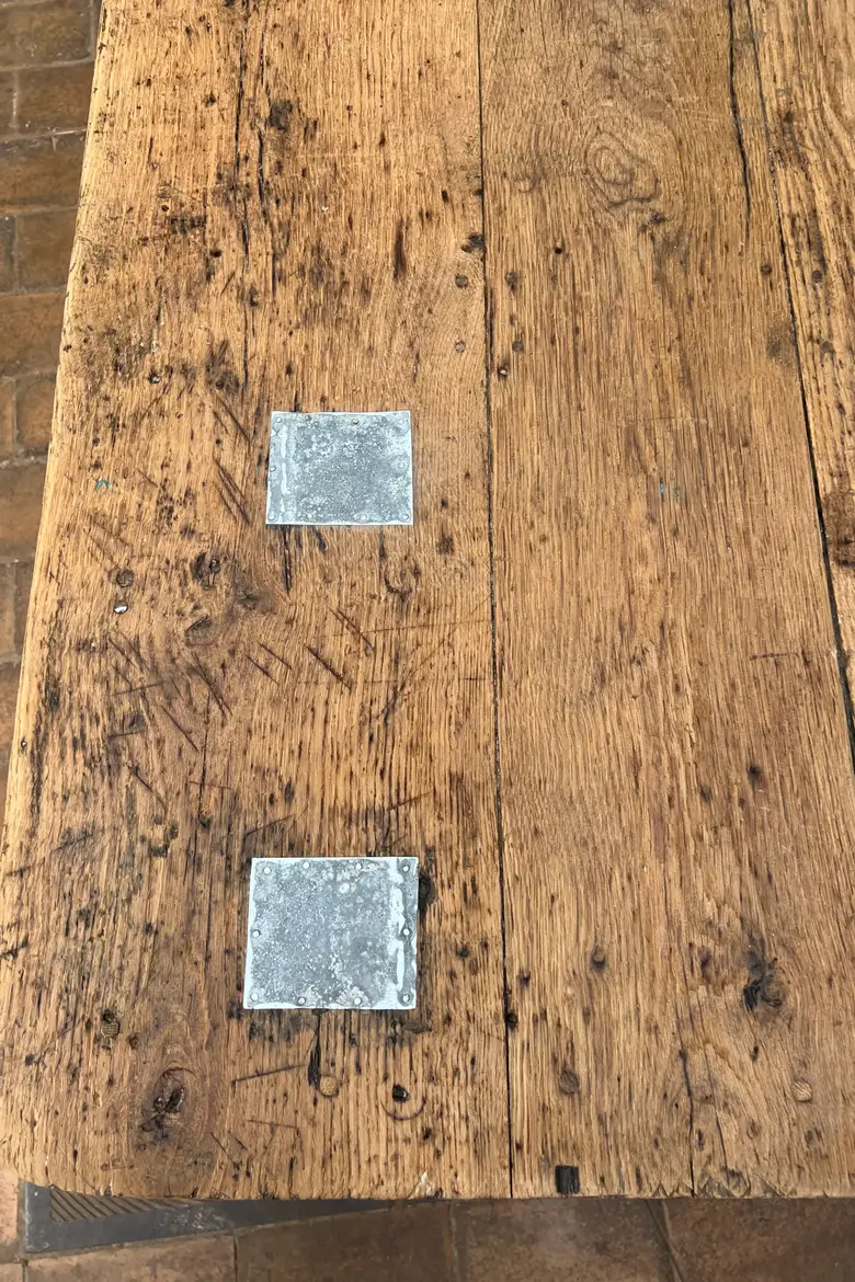 Grande table de travail en chêne