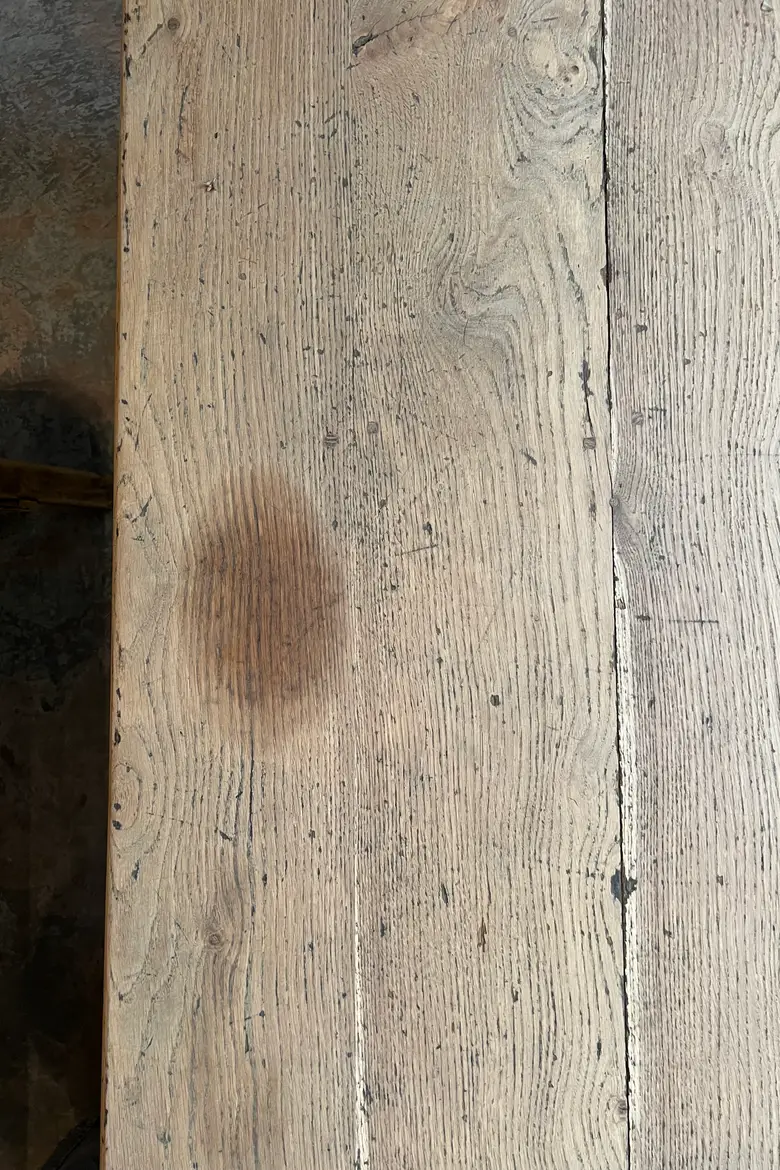 Grande table de travail en chêne Début XXème