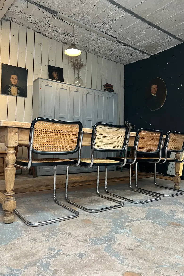 Grande table de travail en chêne