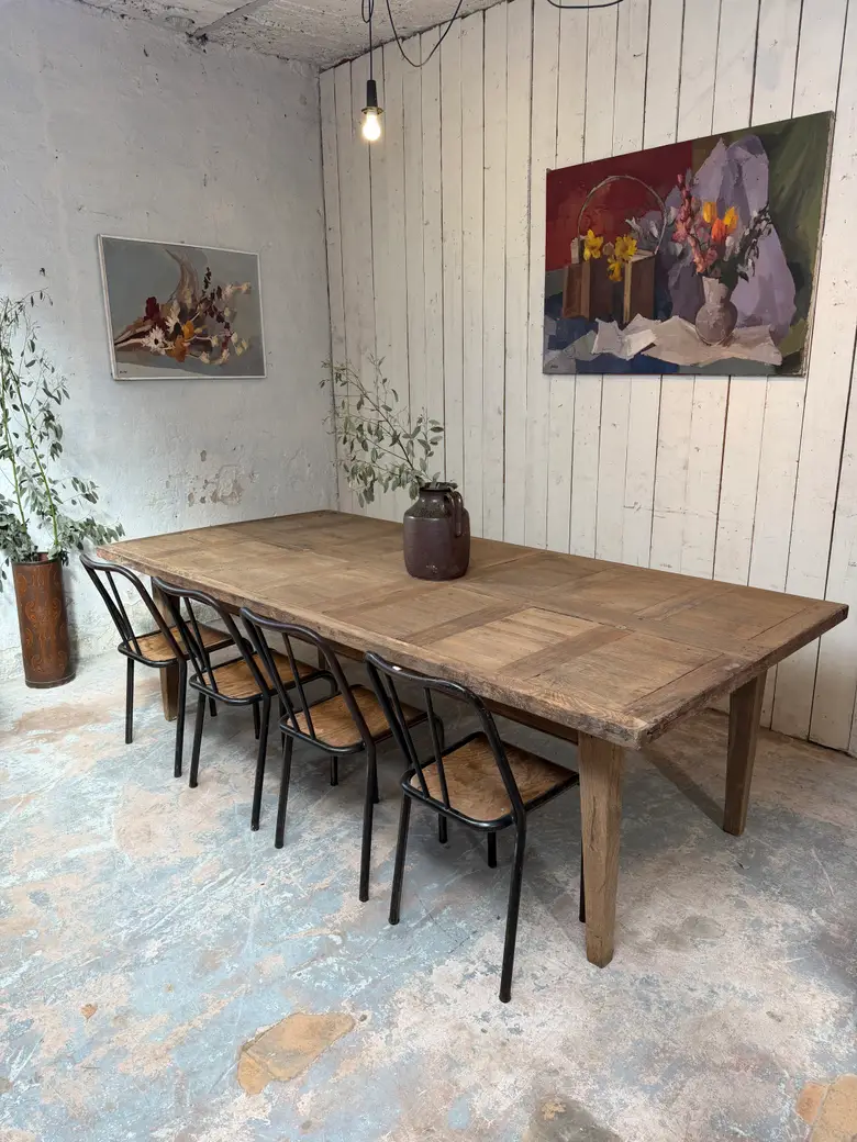 Grande table en chêne