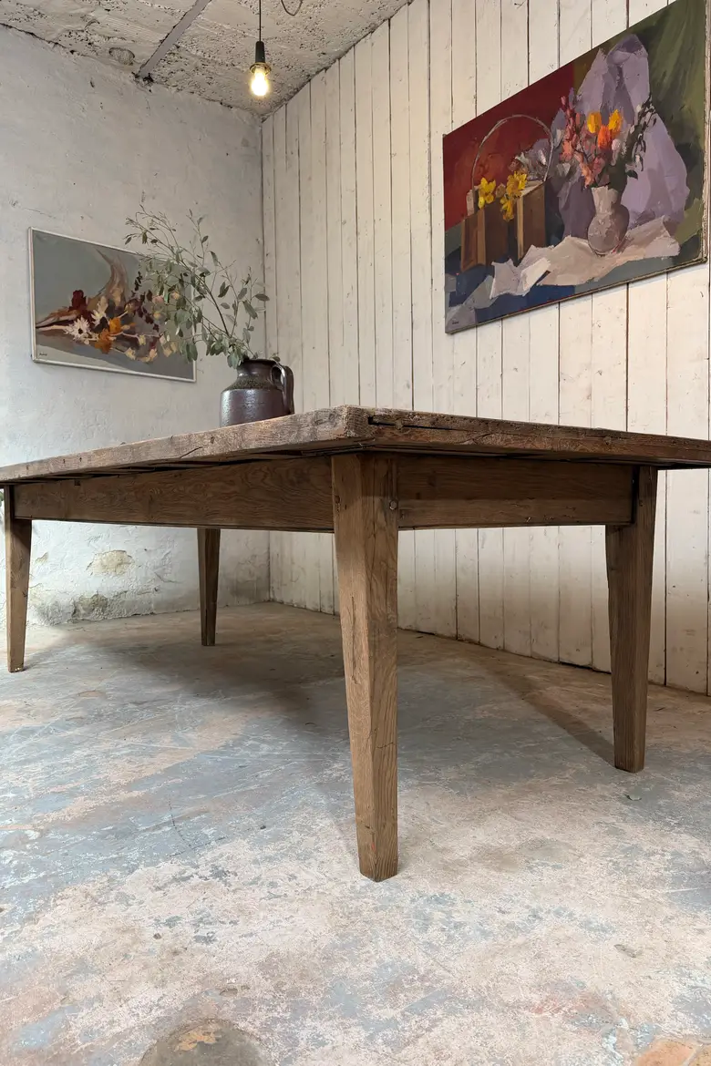 Grande table en chêne