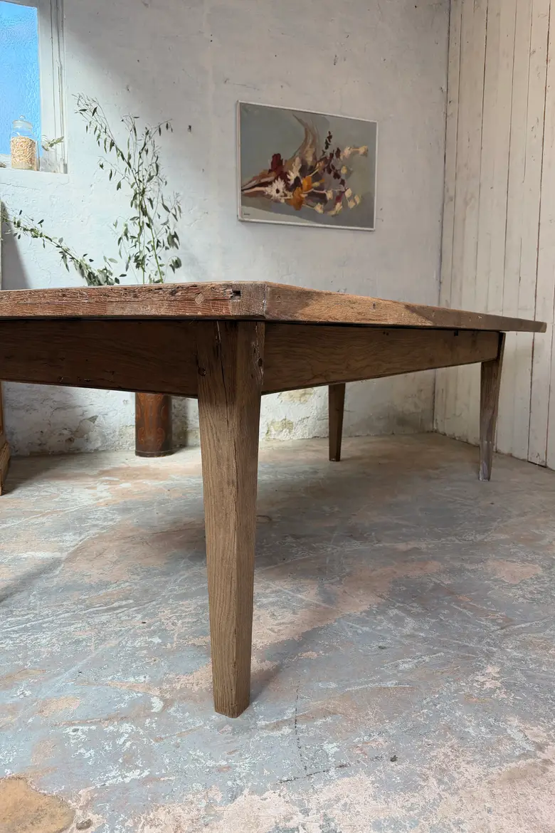 Grande table en chêne