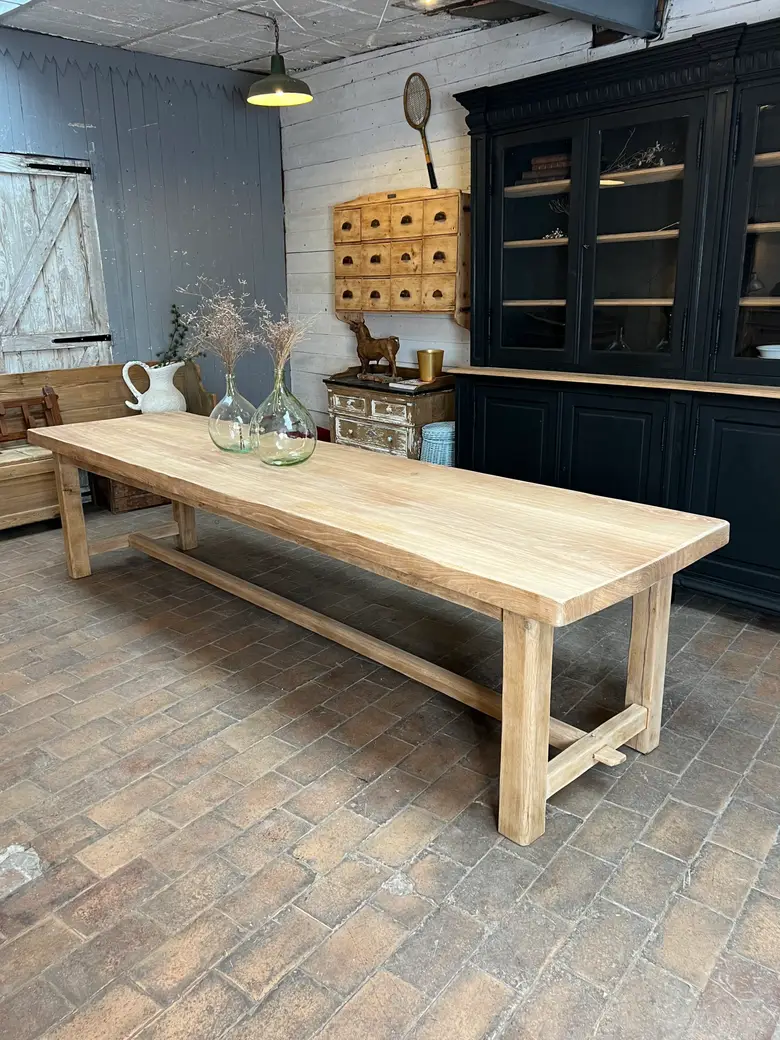 Grande table en chêne