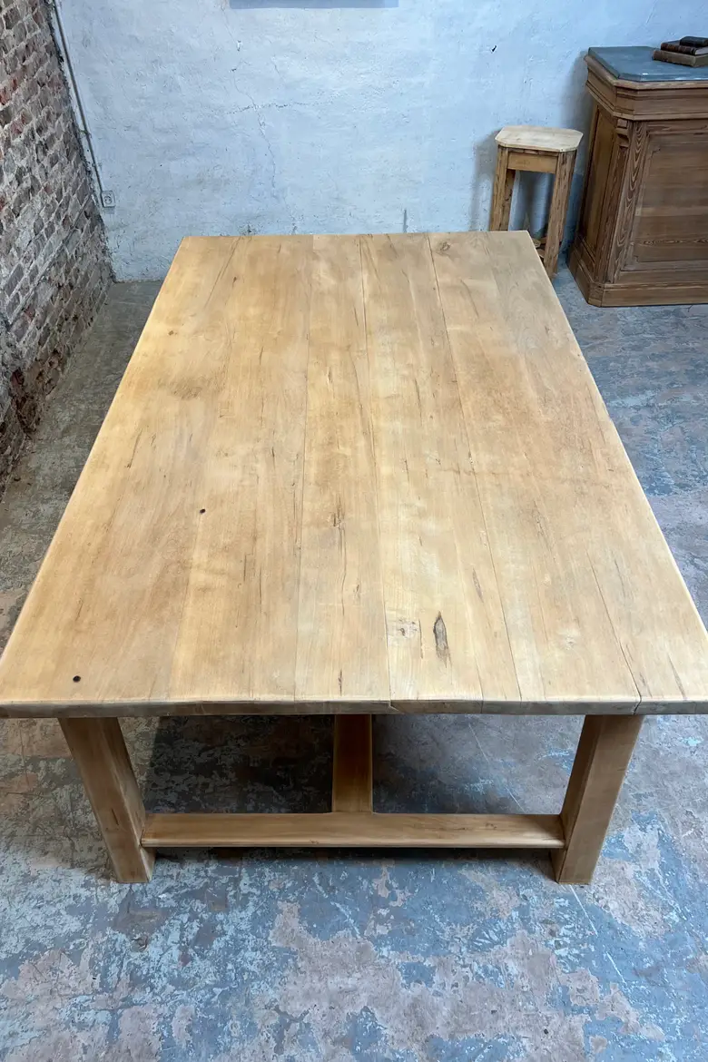 Grande table en chêne – années 50
