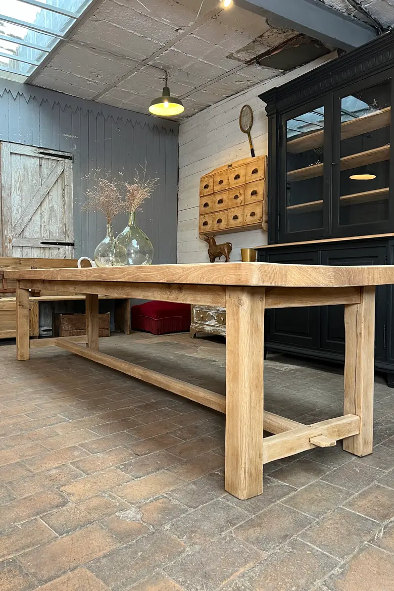 Grande table en chêne
