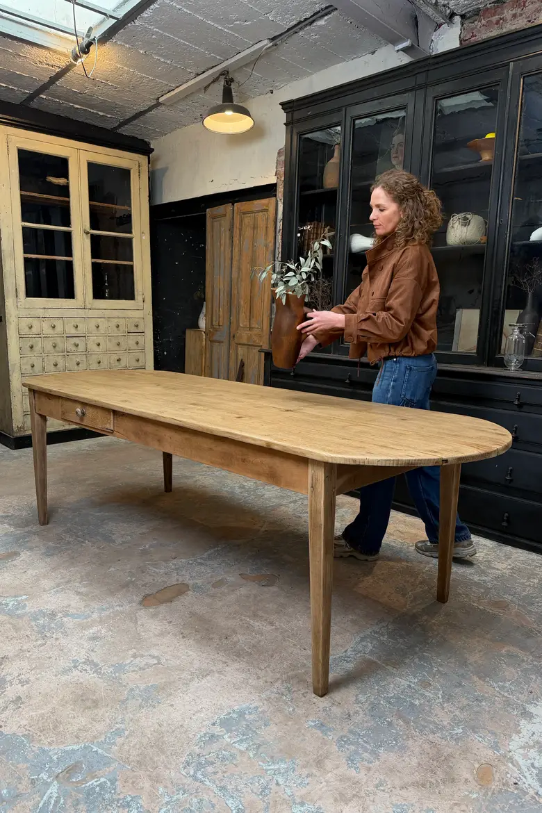 Grande table en chêne – début XXe siècle