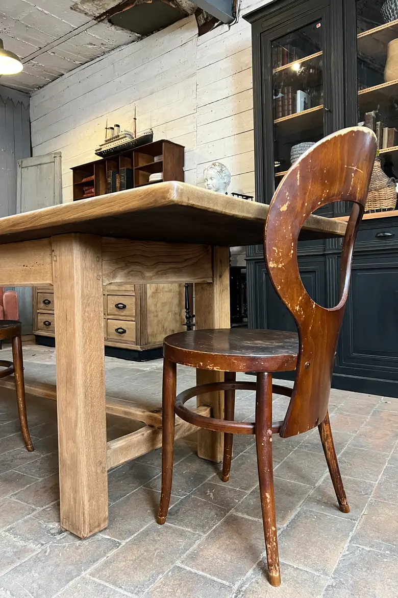 Grande table en chêne Début XXème