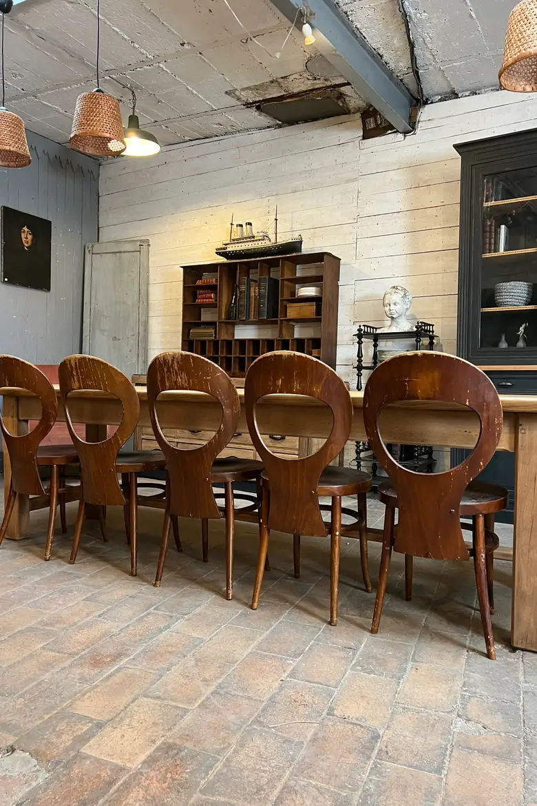 Grande table en chêne Début XXème