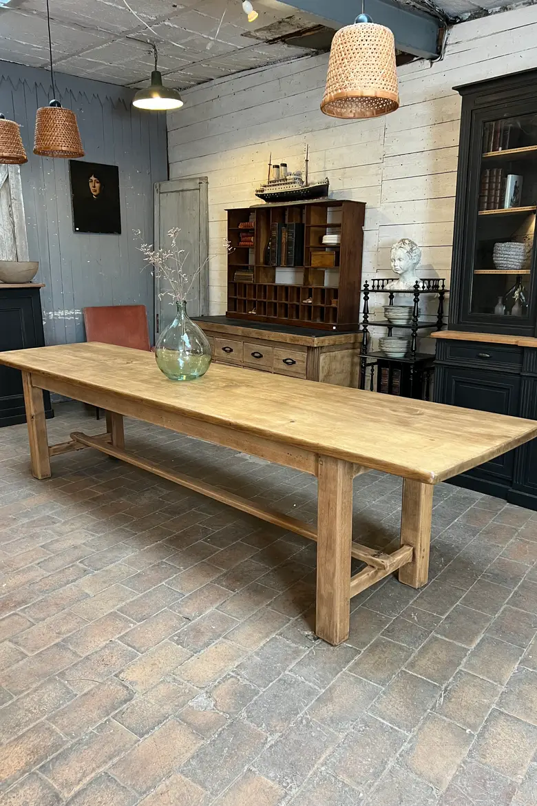 Grande table en chêne Début XXème