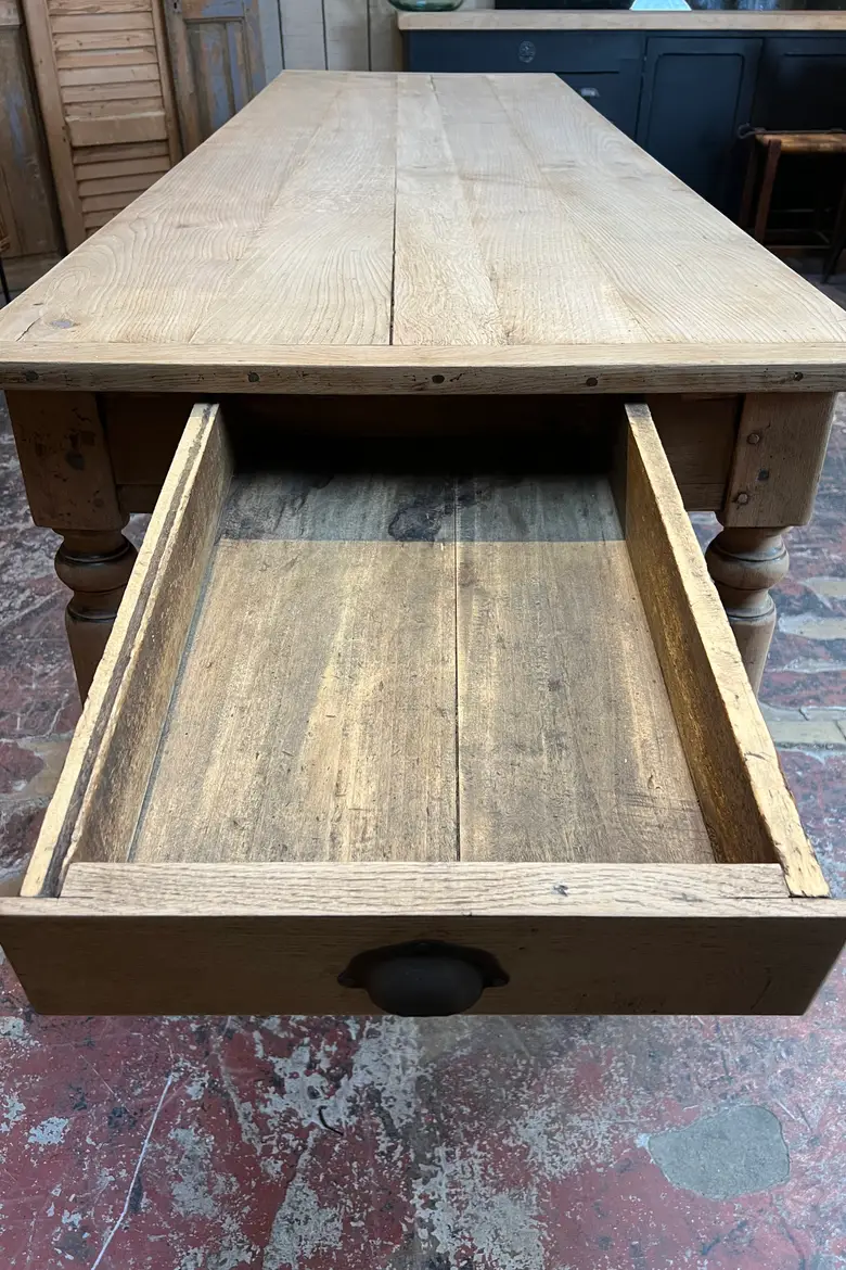 Grande table en chêne Début XXème