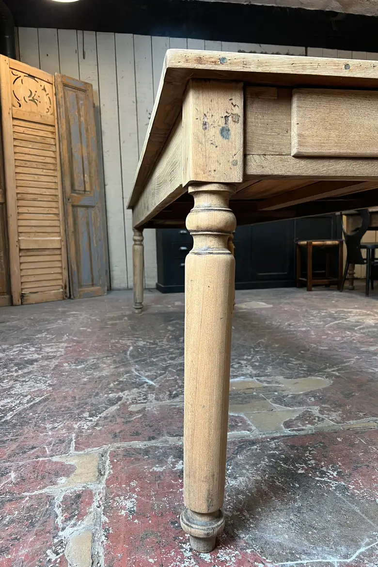 Grande table en chêne Début XXème
