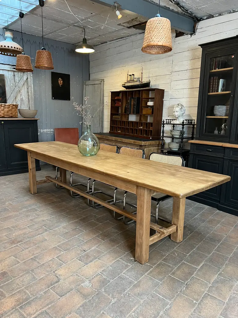 Grande table en chêne Début XXème