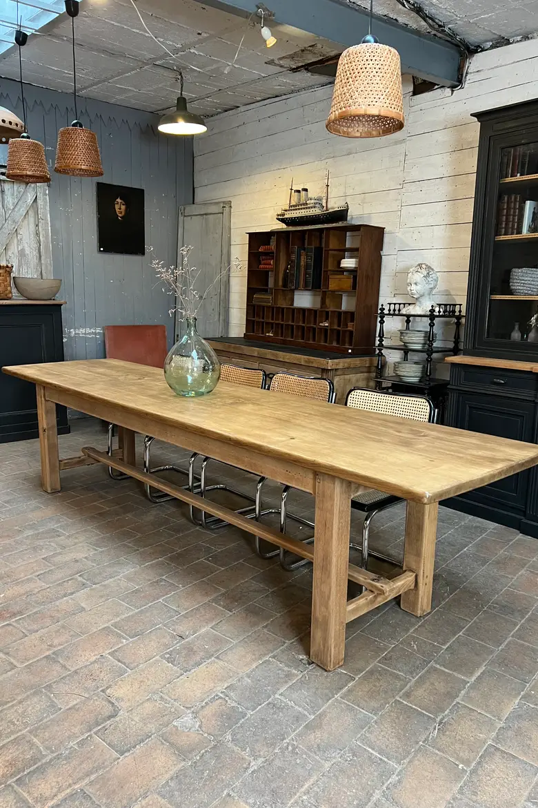 Grande table en chêne Début XXème