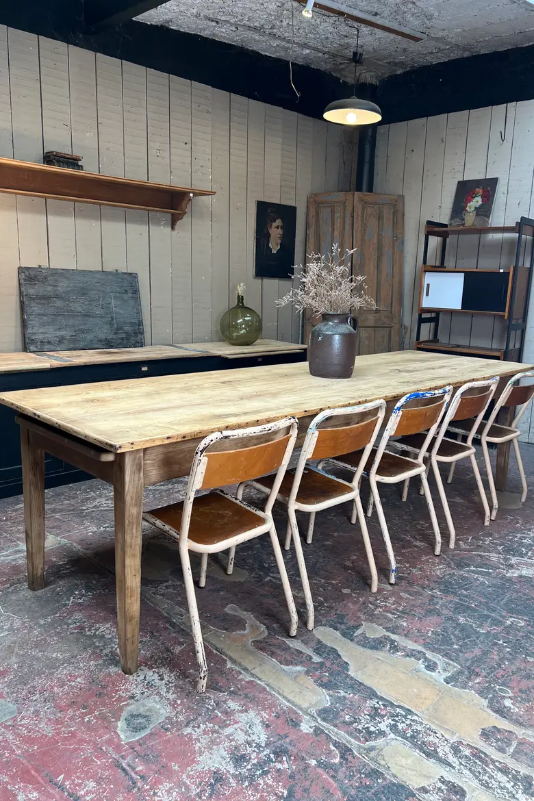 Grande table en frêne