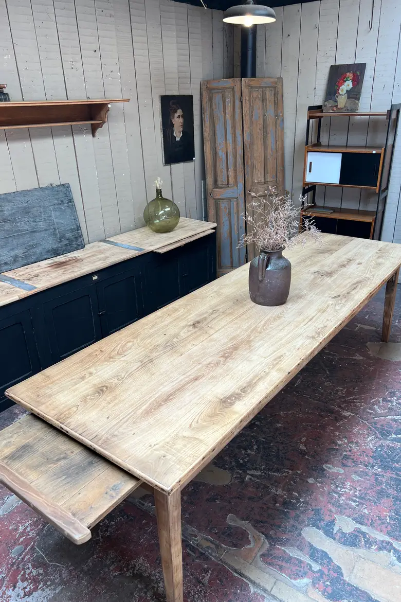 Grande table en frêne