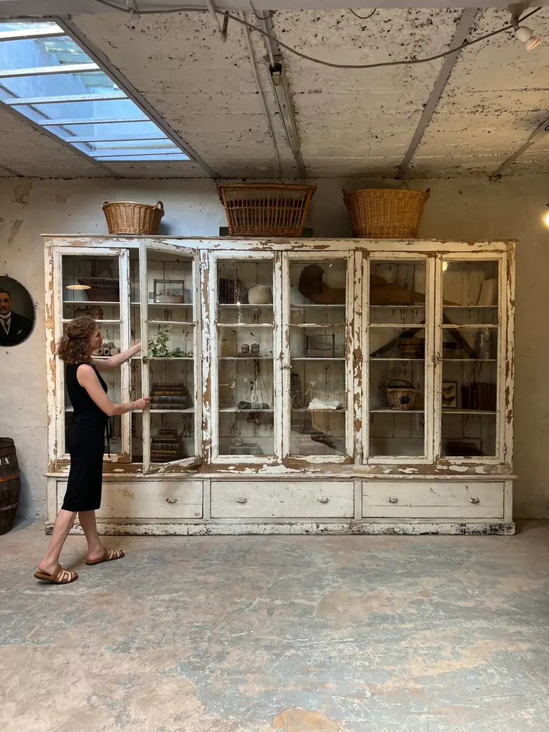 Grande vitrine de fleuriste – Fin XIXe