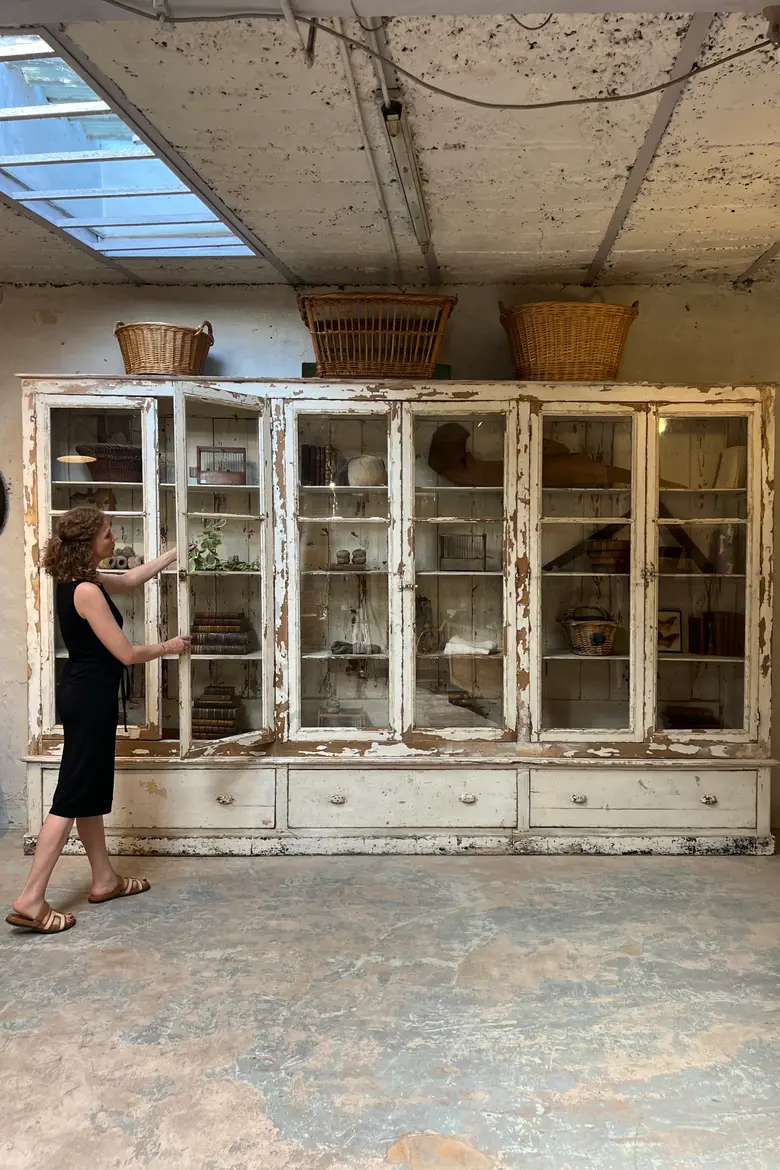 Grande vitrine de fleuriste – Fin XIXe