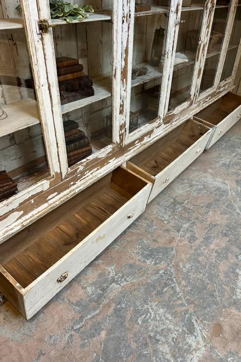 Grande vitrine de fleuriste – Fin XIXe