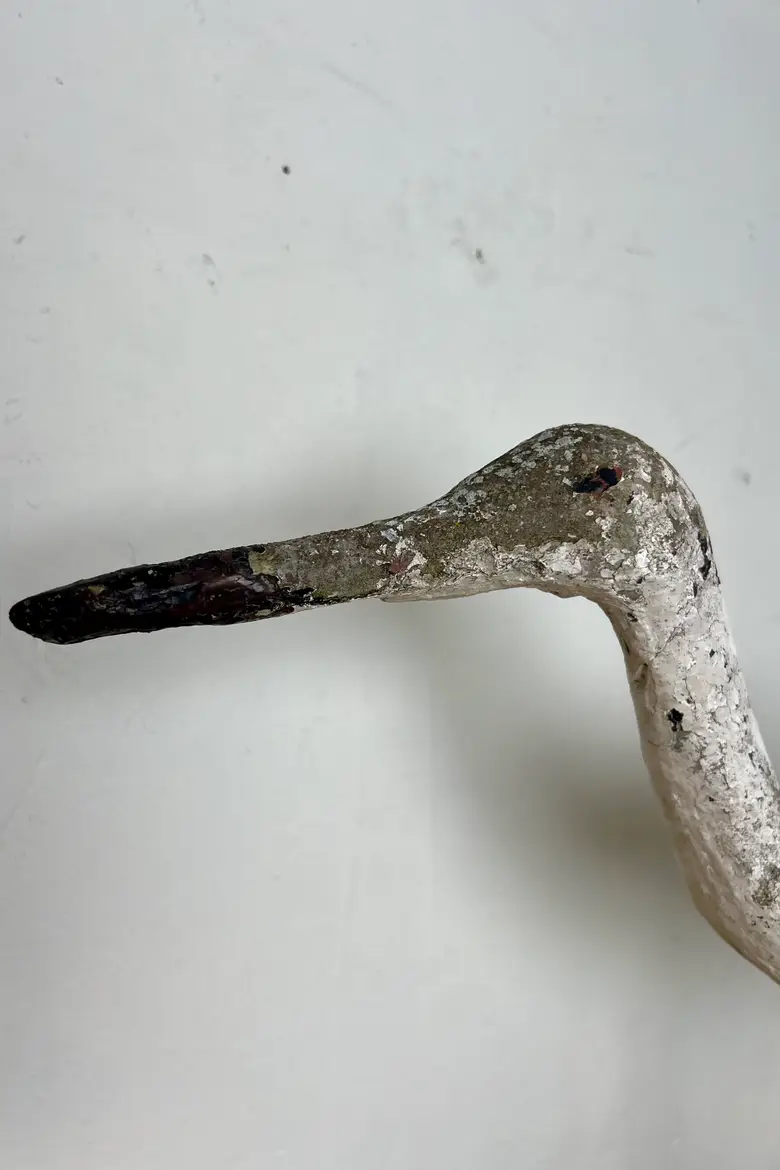Héron en béton 19ème