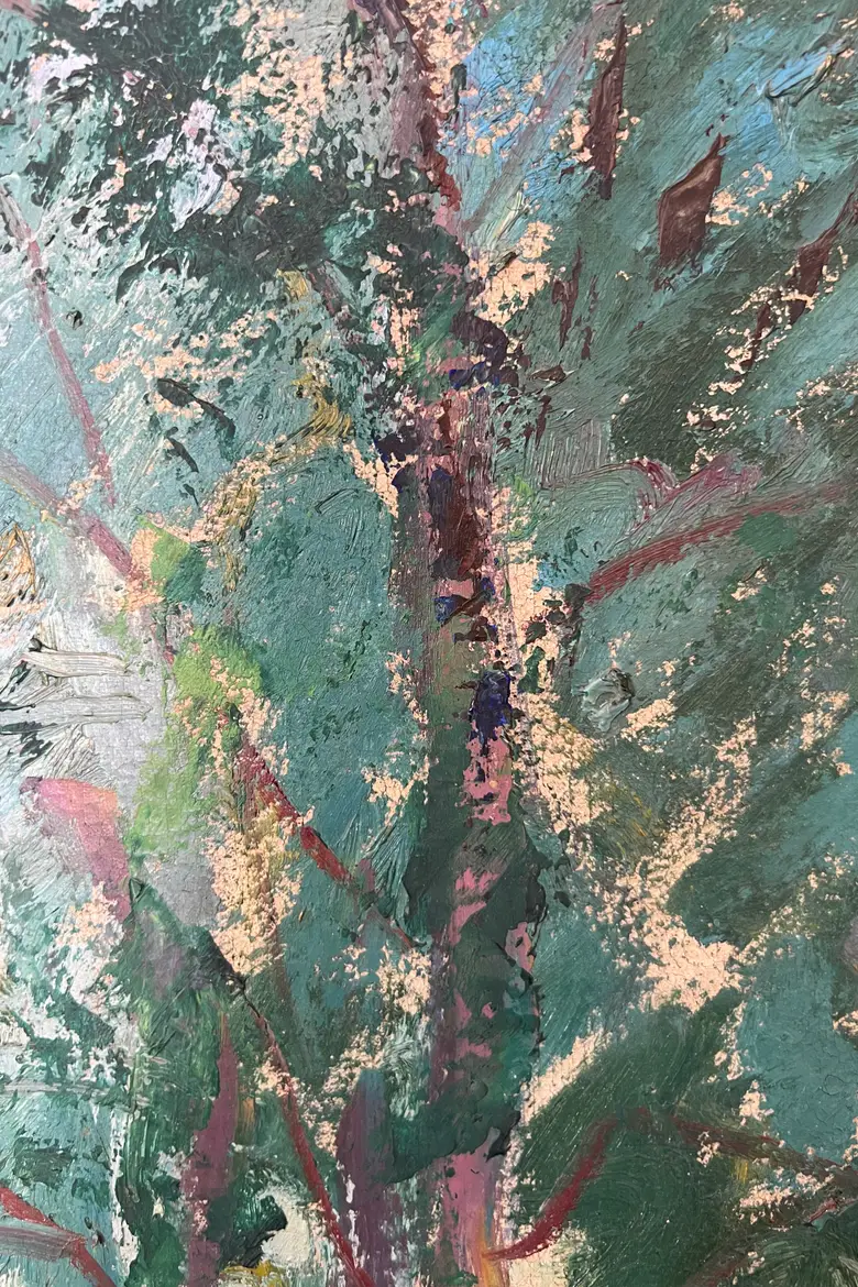 Huile sur toile des années 50
