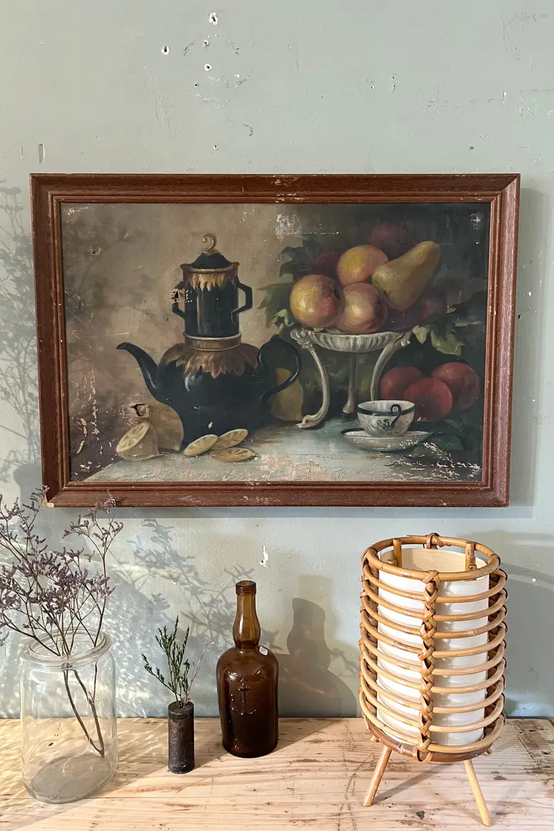 Huile sur toile "nature morte" Début XXème