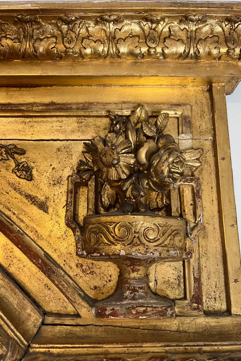 Immense miroir de château époque Louis XVI