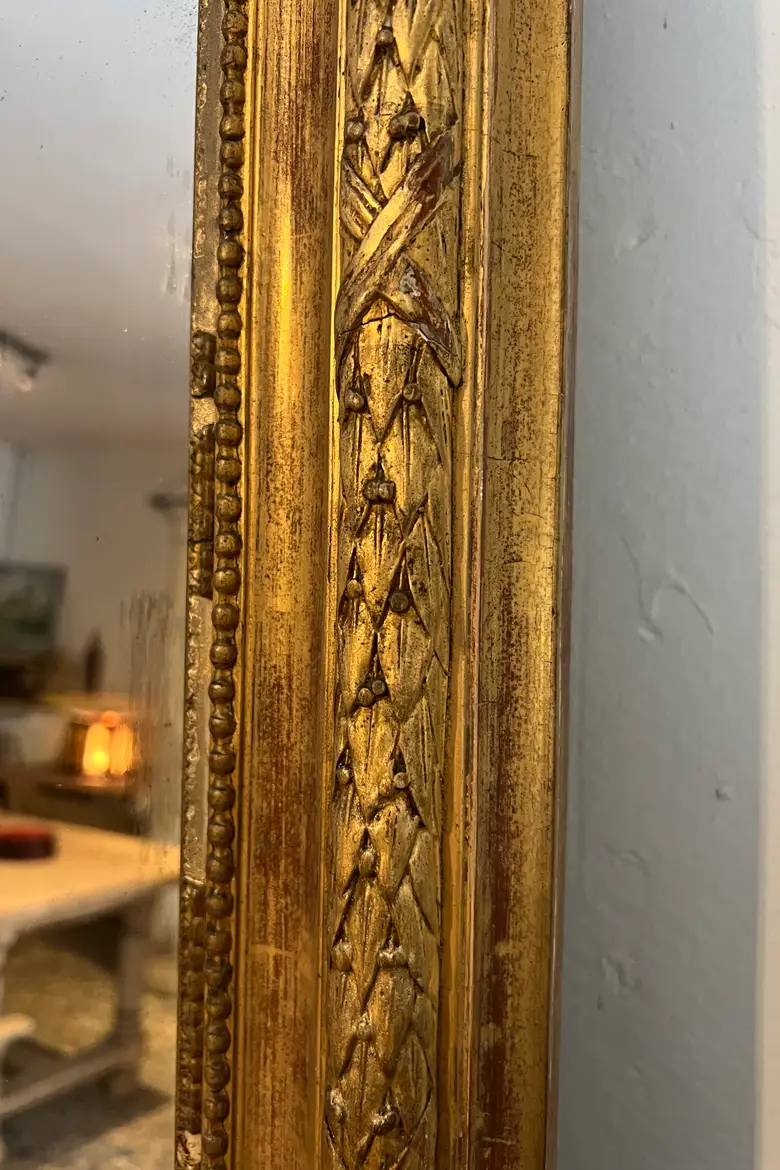 Immense miroir de château  époque Louis XVI