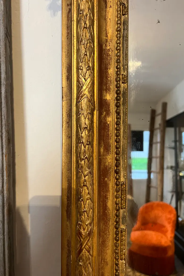 Immense miroir de château époque Louis XVI