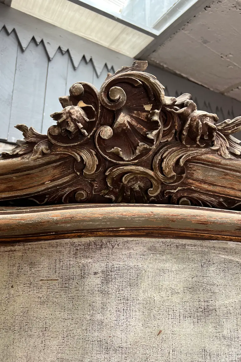 Imposant miroir triptyque de magasin