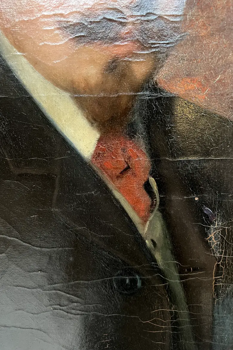 Imposant portrait d’ancêtre Début XXème
