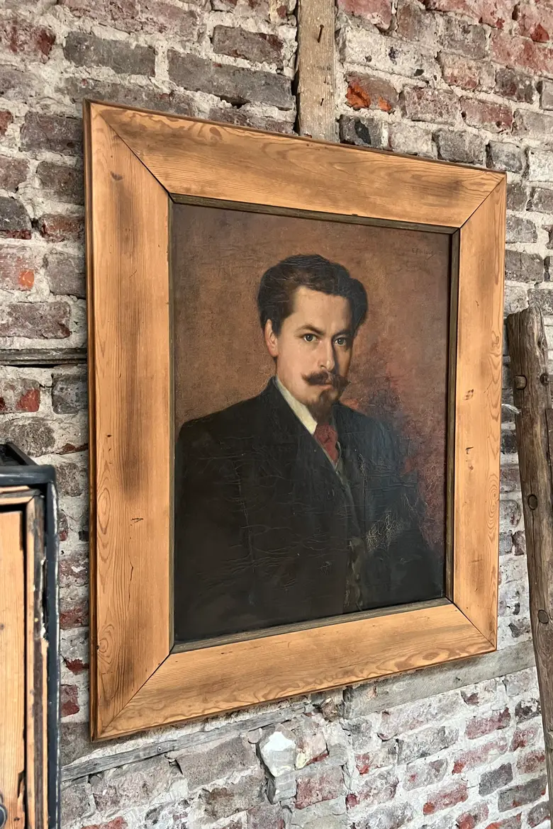 Imposant portrait d’ancêtre Début XXème