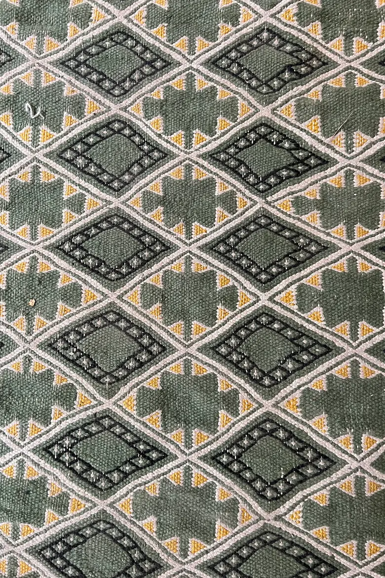 Kilim en laine vintage Années 60