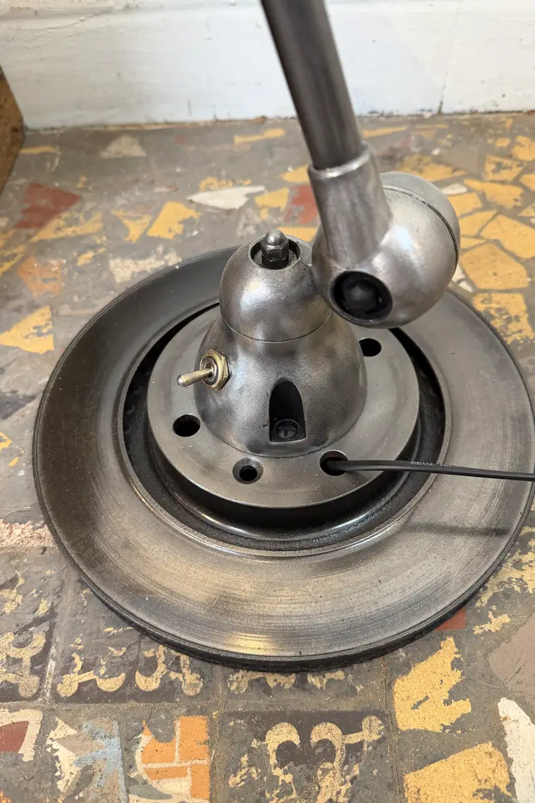 Lampadaire d’atelier Jieldé – Années 50