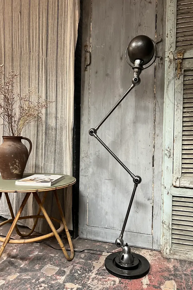 Lampadaire d’atelier Jieldé Années 50